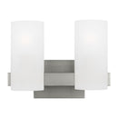 Two Light Vanity<br /><span style="color:#4AB0CE;">Entrega: 4-10 dias en USA</span><br /><span style="color:#4AB0CE;font-size:60%;">PREGUNTE POR ENTREGA EN PANAMA</span><br />Collection: Rhode<br />Finish: Brushed Steel