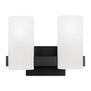Two Light Vanity<br /><span style="color:#4AB0CE;">Entrega: 4-10 dias en USA</span><br /><span style="color:#4AB0CE;font-size:60%;">PREGUNTE POR ENTREGA EN PANAMA</span><br />Collection: Rhode<br />Finish: Midnight Black
