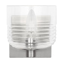 One Light Wall Sconce<br /><span style="color:#4AB0CE;">Entrega: 4-10 dias en USA</span><br /><span style="color:#4AB0CE;font-size:60%;">PREGUNTE POR ENTREGA EN PANAMA</span><br />Collection: Lochdale<br />Finish: Brushed Nickel