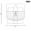 Visual Comfort Studio - DJV1111MBK - One Light Wall Sconce - Lochdale - Midnight Black