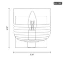 Visual Comfort Studio - DJV1111SB - One Light Wall Sconce - Lochdale - Satin Brass
