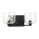 Two Light Vanity<br /><span style="color:#4AB0CE;">Entrega: 4-10 dias en USA</span><br /><span style="color:#4AB0CE;font-size:60%;">PREGUNTE POR ENTREGA EN PANAMA</span><br />Collection: Lochdale<br />Finish: Midnight Black
