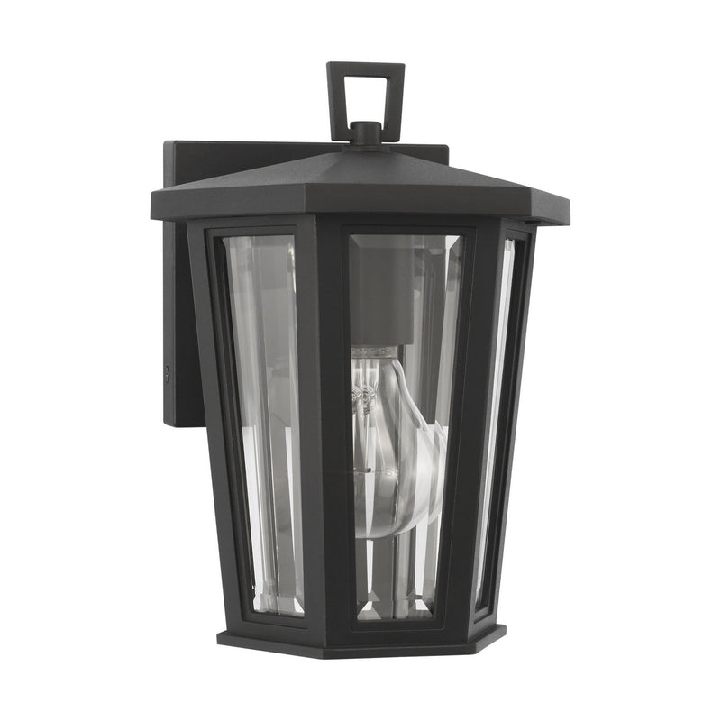 One Light Wall Lantern<br /><span style="color:#4AB0CE;">Entrega: 4-10 dias en USA</span><br /><span style="color:#4AB0CE;font-size:60%;">PREGUNTE POR ENTREGA EN PANAMA</span><br />Collection: Witley<br />Finish: Textured Black
