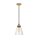 One Light Pendant<br /><span style="color:#4AB0CE;">Entrega: 4-10 dias en USA</span><br /><span style="color:#4AB0CE;font-size:60%;">PREGUNTE POR ENTREGA EN PANAMA</span><br />Collection: Baskin<br />Finish: Satin Brass