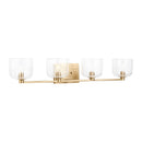 Four Light Vanity<br /><span style="color:#4AB0CE;">Entrega: 4-10 dias en USA</span><br /><span style="color:#4AB0CE;font-size:60%;">PREGUNTE POR ENTREGA EN PANAMA</span><br />Collection: Lochdale<br />Finish: Satin Brass