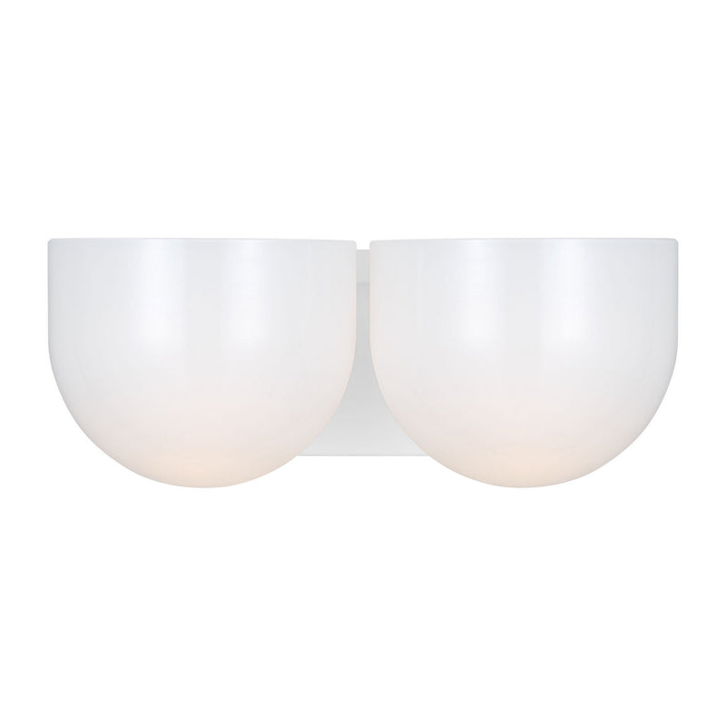 Two Light Vanity<br /><span style="color:#4AB0CE;">Entrega: 4-10 dias en USA</span><br /><span style="color:#4AB0CE;font-size:60%;">PREGUNTE POR ENTREGA EN PANAMA</span><br />Collection: Cheverny<br />Finish: Matte White