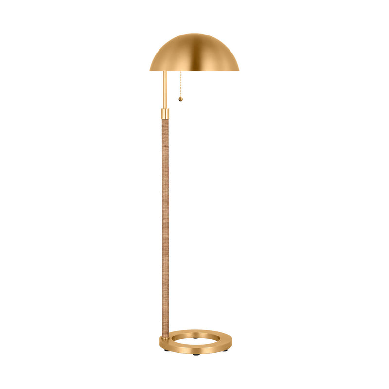 One Light Floor Lamp<br /><span style="color:#4AB0CE;">Entrega: 4-10 dias en USA</span><br /><span style="color:#4AB0CE;font-size:60%;">PREGUNTE POR ENTREGA EN PANAMA</span><br />Collection: Balleroy<br />Finish: Burnished Brass