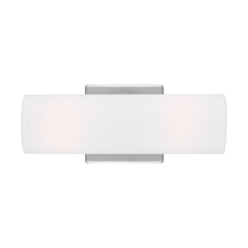 Two Light Wall Sconce<br /><span style="color:#4AB0CE;">Entrega: 4-10 dias en USA</span><br /><span style="color:#4AB0CE;font-size:60%;">PREGUNTE POR ENTREGA EN PANAMA</span><br />Collection: Capalino<br />Finish: Brushed Steel
