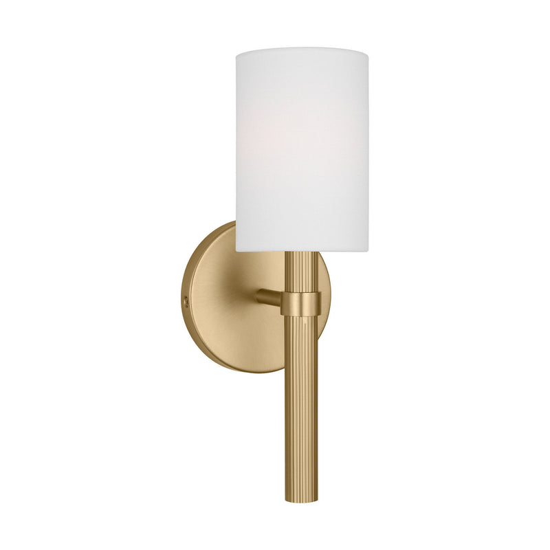 One Light Wall Sconce<br /><span style="color:#4AB0CE;">Entrega: 4-10 dias en USA</span><br /><span style="color:#4AB0CE;font-size:60%;">PREGUNTE POR ENTREGA EN PANAMA</span><br />Collection: Manor<br />Finish: Satin Brass