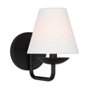 One Light Wall Sconce<br /><span style="color:#4AB0CE;">Entrega: 4-10 dias en USA</span><br /><span style="color:#4AB0CE;font-size:60%;">PREGUNTE POR ENTREGA EN PANAMA</span><br />Collection: Albion<br />Finish: Midnight Black