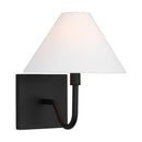 One Light Wall Sconce<br /><span style="color:#4AB0CE;">Entrega: 4-10 dias en USA</span><br /><span style="color:#4AB0CE;font-size:60%;">PREGUNTE POR ENTREGA EN PANAMA</span><br />Collection: Eldon<br />Finish: Midnight Black