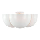 Four Light Semi-Flush Mount<br /><span style="color:#4AB0CE;">Entrega: 4-10 dias en USA</span><br /><span style="color:#4AB0CE;font-size:60%;">PREGUNTE POR ENTREGA EN PANAMA</span><br />Collection: Cheverny<br />Finish: Matte White