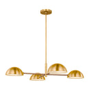 Four Light Chandelier<br /><span style="color:#4AB0CE;">Entrega: 4-10 dias en USA</span><br /><span style="color:#4AB0CE;font-size:60%;">PREGUNTE POR ENTREGA EN PANAMA</span><br />Collection: Balleroy<br />Finish: Burnished Brass