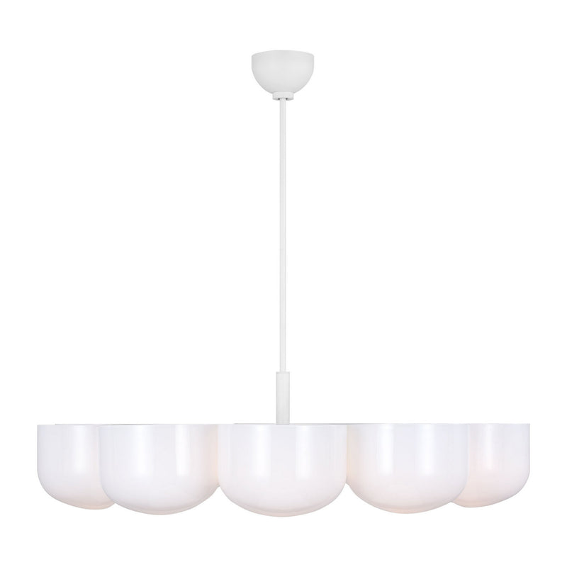 Ten Light Chandelier<br /><span style="color:#4AB0CE;">Entrega: 4-10 dias en USA</span><br /><span style="color:#4AB0CE;font-size:60%;">PREGUNTE POR ENTREGA EN PANAMA</span><br />Collection: Cheverny<br />Finish: Matte White