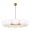 Ten Light Chandelier<br /><span style="color:#4AB0CE;">Entrega: 4-10 dias en USA</span><br /><span style="color:#4AB0CE;font-size:60%;">PREGUNTE POR ENTREGA EN PANAMA</span><br />Collection: Cheverny<br />Finish: Burnished Brass