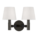 Two Light Wall Sconce<br /><span style="color:#4AB0CE;">Entrega: 4-10 dias en USA</span><br /><span style="color:#4AB0CE;font-size:60%;">PREGUNTE POR ENTREGA EN PANAMA</span><br />Collection: Grayson<br />Finish: Aged Iron