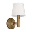 One Light Wall Sconce<br /><span style="color:#4AB0CE;">Entrega: 15-16 semanas en USA</span><br /><span style="color:#4AB0CE;font-size:60%;">PREGUNTE POR ENTREGA EN PANAMA</span><br />Collection: Grayson<br />Finish: Time Worn Brass