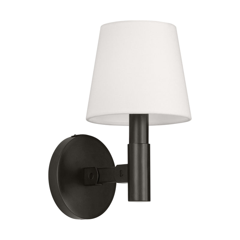One Light Wall Sconce<br /><span style="color:#4AB0CE;">Entrega: 4-10 dias en USA</span><br /><span style="color:#4AB0CE;font-size:60%;">PREGUNTE POR ENTREGA EN PANAMA</span><br />Collection: Grayson<br />Finish: Aged Iron