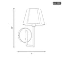 Visual Comfort Studio - DJW1151BS - One Light Wall Sconce - Ender - Brushed Nickel