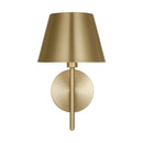 One Light Wall Sconce<br /><span style="color:#4AB0CE;">Entrega: 4-10 dias en USA</span><br /><span style="color:#4AB0CE;font-size:60%;">PREGUNTE POR ENTREGA EN PANAMA</span><br />Collection: Ender<br />Finish: Satin Brass