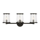 Three Light Vanity<br /><span style="color:#4AB0CE;">Entrega: 4-10 dias en USA</span><br /><span style="color:#4AB0CE;font-size:60%;">PREGUNTE POR ENTREGA EN PANAMA</span><br />Collection: Reynolds<br />Finish: Aged Iron