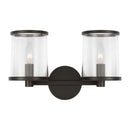 Two Light Vanity<br /><span style="color:#4AB0CE;">Entrega: 4-10 dias en USA</span><br /><span style="color:#4AB0CE;font-size:60%;">PREGUNTE POR ENTREGA EN PANAMA</span><br />Collection: Reynolds<br />Finish: Aged Iron