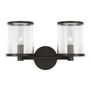 Two Light Vanity<br /><span style="color:#4AB0CE;">Entrega: 4-10 dias en USA</span><br /><span style="color:#4AB0CE;font-size:60%;">PREGUNTE POR ENTREGA EN PANAMA</span><br />Collection: Reynolds<br />Finish: Aged Iron