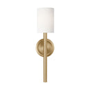 One Light Wall Sconce<br /><span style="color:#4AB0CE;">Entrega: 4-10 dias en USA</span><br /><span style="color:#4AB0CE;font-size:60%;">PREGUNTE POR ENTREGA EN PANAMA</span><br />Collection: Egmont<br />Finish: Satin Brass