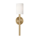 One Light Wall Sconce<br /><span style="color:#4AB0CE;">Entrega: 4-10 dias en USA</span><br /><span style="color:#4AB0CE;font-size:60%;">PREGUNTE POR ENTREGA EN PANAMA</span><br />Collection: Egmont<br />Finish: Satin Brass