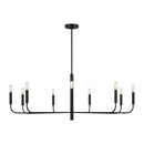 Nine Light Chandelier<br /><span style="color:#4AB0CE;">Entrega: 4-10 dias en USA</span><br /><span style="color:#4AB0CE;font-size:60%;">PREGUNTE POR ENTREGA EN PANAMA</span><br />Collection: Brianna<br />Finish: Aged Iron