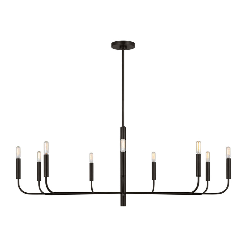 Nine Light Chandelier<br /><span style="color:#4AB0CE;">Entrega: 4-10 dias en USA</span><br /><span style="color:#4AB0CE;font-size:60%;">PREGUNTE POR ENTREGA EN PANAMA</span><br />Collection: Brianna<br />Finish: Aged Iron