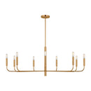Nine Light Chandelier<br /><span style="color:#4AB0CE;">Entrega: 4-10 dias en USA</span><br /><span style="color:#4AB0CE;font-size:60%;">PREGUNTE POR ENTREGA EN PANAMA</span><br />Collection: Brianna<br />Finish: Burnished Brass