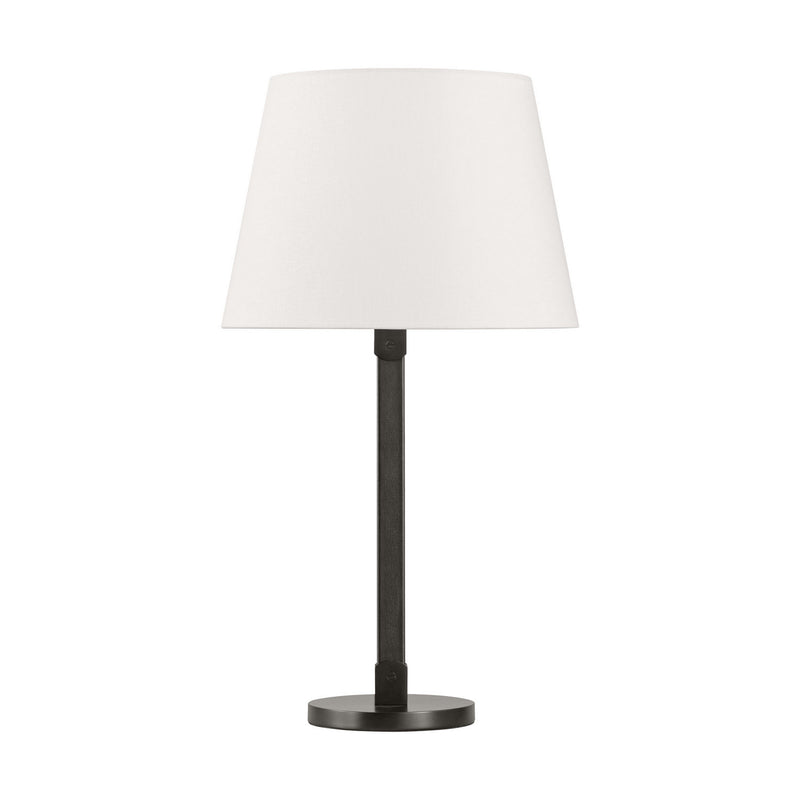 One Light Table Lamp<br /><span style="color:#4AB0CE;">Entrega: 4-10 dias en USA</span><br /><span style="color:#4AB0CE;font-size:60%;">PREGUNTE POR ENTREGA EN PANAMA</span><br />Collection: Grayson<br />Finish: Aged Iron