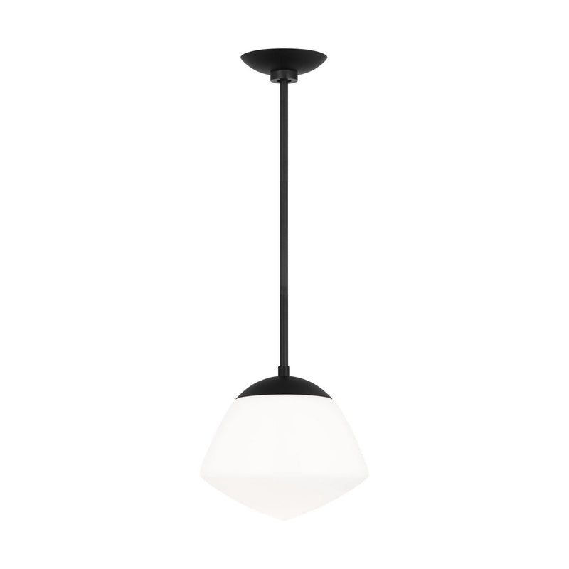 One Light Pendant<br /><span style="color:#4AB0CE;">Entrega: 4-10 dias en USA</span><br /><span style="color:#4AB0CE;font-size:60%;">PREGUNTE POR ENTREGA EN PANAMA</span><br />Collection: Milne<br />Finish: Midnight Black