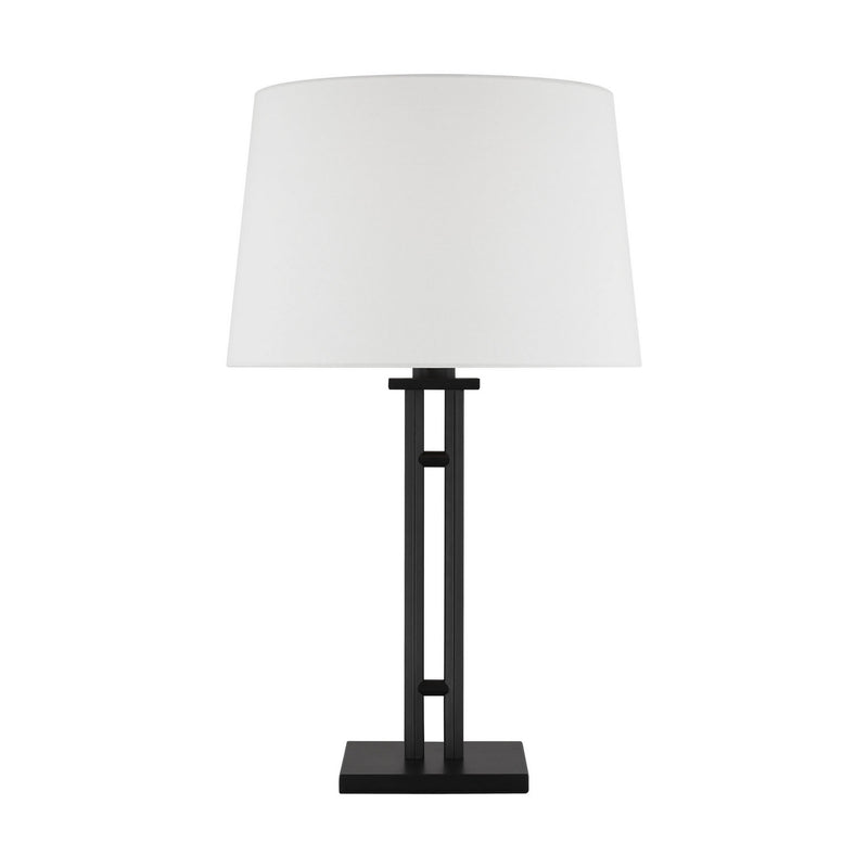 One Light Table Lamp<br /><span style="color:#4AB0CE;">Entrega: 4-10 dias en USA</span><br /><span style="color:#4AB0CE;font-size:60%;">PREGUNTE POR ENTREGA EN PANAMA</span><br />Collection: Haddon<br />Finish: Aged Iron