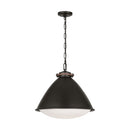 One Light Pendant<br /><span style="color:#4AB0CE;">Entrega: 4-10 dias en USA</span><br /><span style="color:#4AB0CE;font-size:60%;">PREGUNTE POR ENTREGA EN PANAMA</span><br />Collection: Hayward<br />Finish: Aged Iron