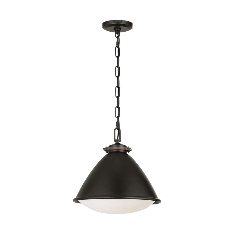 One Light Pendant<br /><span style="color:#4AB0CE;">Entrega: 4-10 dias en USA</span><br /><span style="color:#4AB0CE;font-size:60%;">PREGUNTE POR ENTREGA EN PANAMA</span><br />Collection: Hayward<br />Finish: Aged Iron