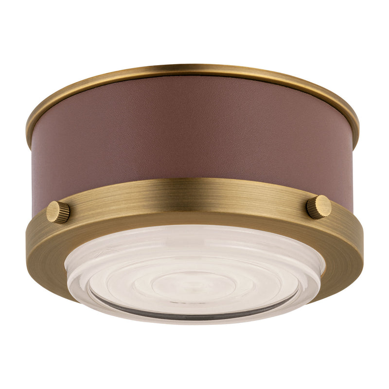 LED Flush Mount<br /><span style="color:#4AB0CE;">Entrega: 4-10 dias en USA</span><br /><span style="color:#4AB0CE;font-size:60%;">PREGUNTE POR ENTREGA EN PANAMA</span><br />Collection: Marlowe<br />Finish: Time Worn Brass