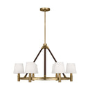 Six Light Chandelier<br /><span style="color:#4AB0CE;">Entrega: 4-10 dias en USA</span><br /><span style="color:#4AB0CE;font-size:60%;">PREGUNTE POR ENTREGA EN PANAMA</span><br />Collection: Grayson<br />Finish: Time Worn Brass