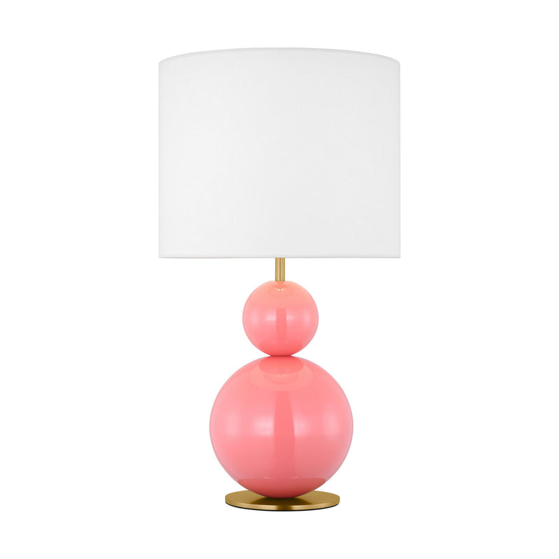 One Light Table Lamp<br /><span style="color:#4AB0CE;">Entrega: 4-10 dias en USA</span><br /><span style="color:#4AB0CE;font-size:60%;">PREGUNTE POR ENTREGA EN PANAMA</span><br />Collection: Suki<br />Finish: Coral