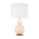 One Light Table Lamp<br /><span style="color:#4AB0CE;">Entrega: 16-17 semanas en USA</span><br /><span style="color:#4AB0CE;font-size:60%;">PREGUNTE POR ENTREGA EN PANAMA</span><br />Collection: Suki<br />Finish: Blush