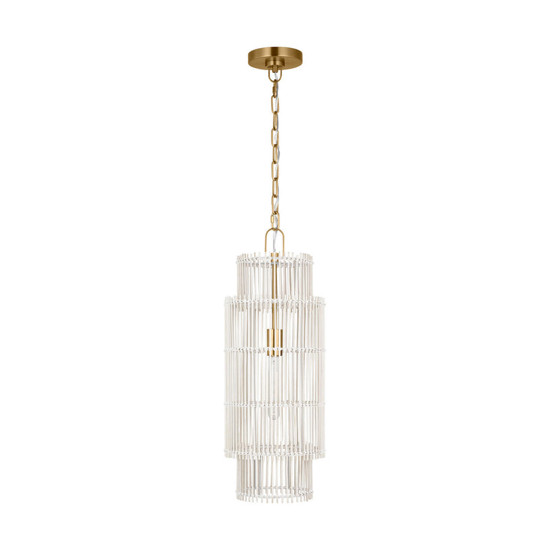 One Light Pendant<br /><span style="color:#4AB0CE;">Entrega: 4-10 dias en USA</span><br /><span style="color:#4AB0CE;font-size:60%;">PREGUNTE POR ENTREGA EN PANAMA</span><br />Collection: Elio<br />Finish: Burnished Brass