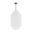 One Light Pendant<br /><span style="color:#4AB0CE;">Entrega: 4-10 dias en USA</span><br /><span style="color:#4AB0CE;font-size:60%;">PREGUNTE POR ENTREGA EN PANAMA</span><br />Collection: Sawyer<br />Finish: Midnight Black