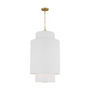One Light Pendant<br /><span style="color:#4AB0CE;">Entrega: 4-10 dias en USA</span><br /><span style="color:#4AB0CE;font-size:60%;">PREGUNTE POR ENTREGA EN PANAMA</span><br />Collection: Sawyer<br />Finish: Burnished Brass