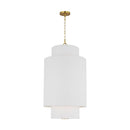 One Light Pendant<br /><span style="color:#4AB0CE;">Entrega: 4-10 dias en USA</span><br /><span style="color:#4AB0CE;font-size:60%;">PREGUNTE POR ENTREGA EN PANAMA</span><br />Collection: Sawyer<br />Finish: Burnished Brass
