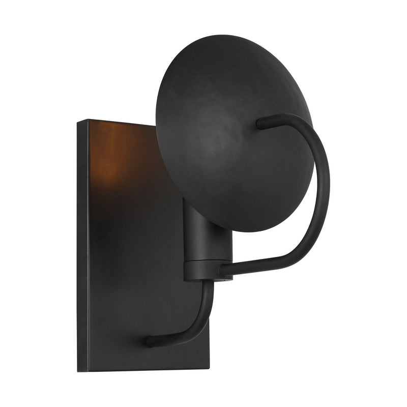 One Light Wall Sconce<br /><span style="color:#4AB0CE;">Entrega: 4-10 dias en USA</span><br /><span style="color:#4AB0CE;font-size:60%;">PREGUNTE POR ENTREGA EN PANAMA</span><br />Collection: Whare<br />Finish: Aged Iron