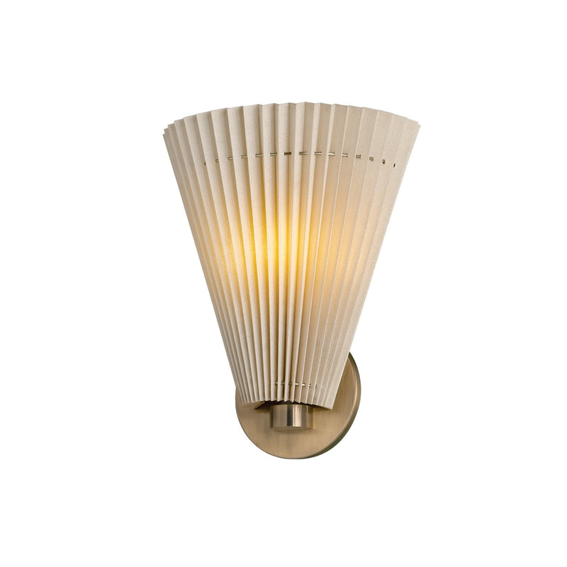 Troy Lighting - B8012-PBR - One Light Wall Sconce - Dell - Patina Brass