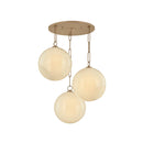 Troy Lighting - F1826-PBR - Three Light Chandelier - Bramble - Patina Brass