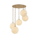 Troy Lighting - F1836-PBR - Five Light Chandelier - Bramble - Patina Brass