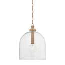 Troy Lighting - F4916-PBR - One Light Pendant - Kori - Patina Brass